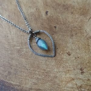 Labradorite Necklace 925 Sterling Silver